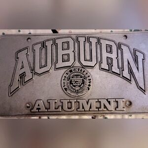Auburn University Pewter Car Tag